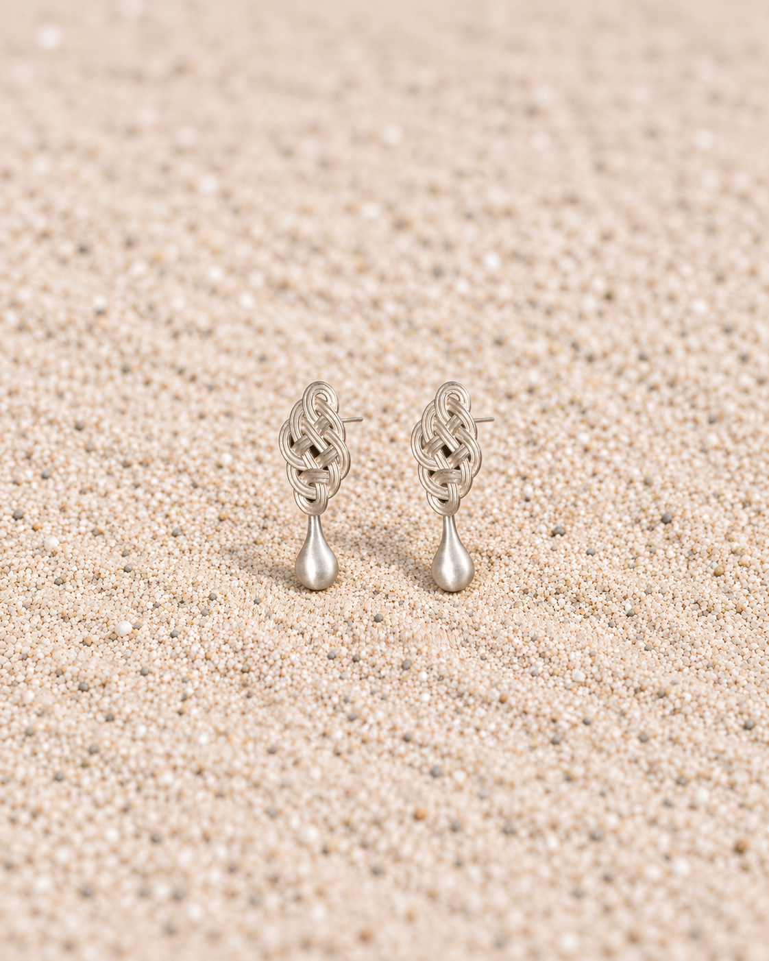 Knot & Drop Earrings