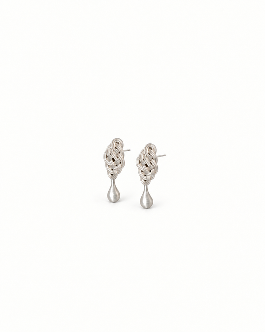 Knot & Drop Earrings