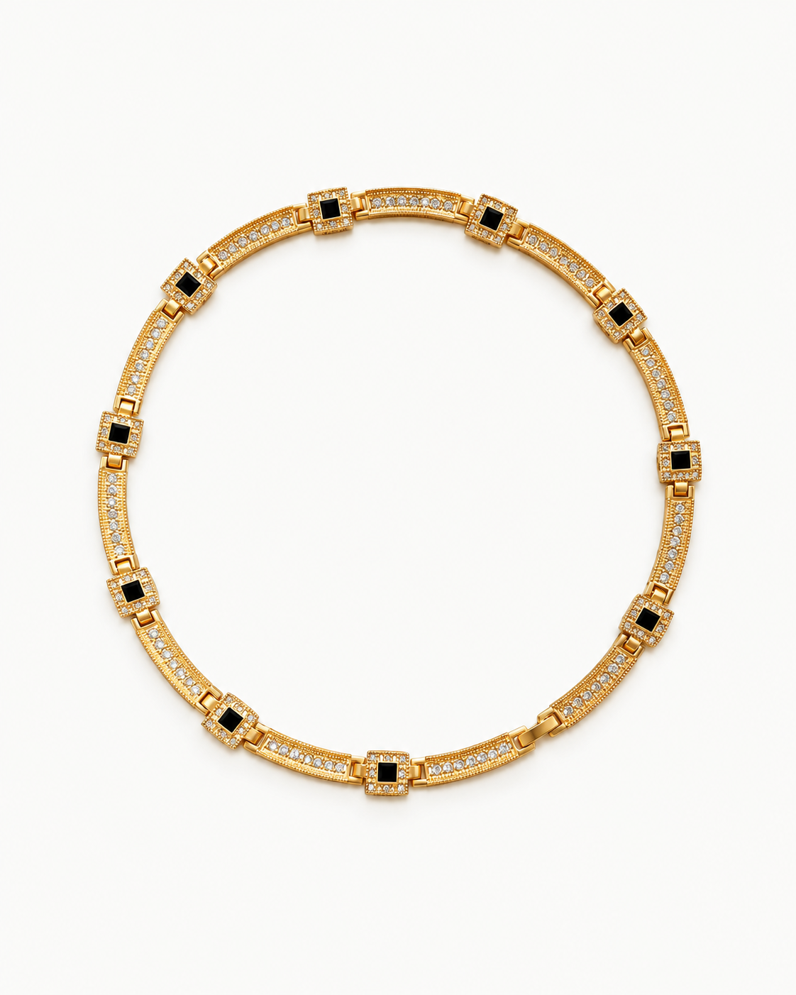Black Frame Necklace
