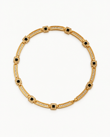 Black Frame Necklace