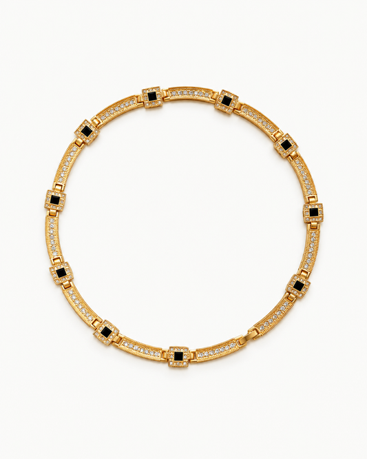 Black Frame Necklace