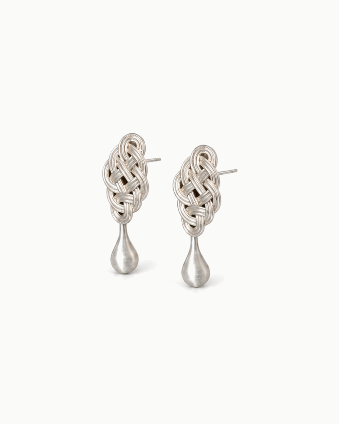 Knot & Drop Earrings