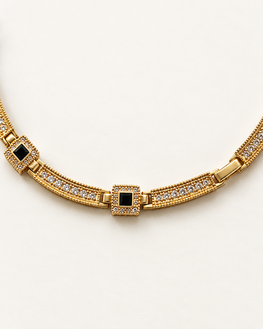 Black Frame Necklace