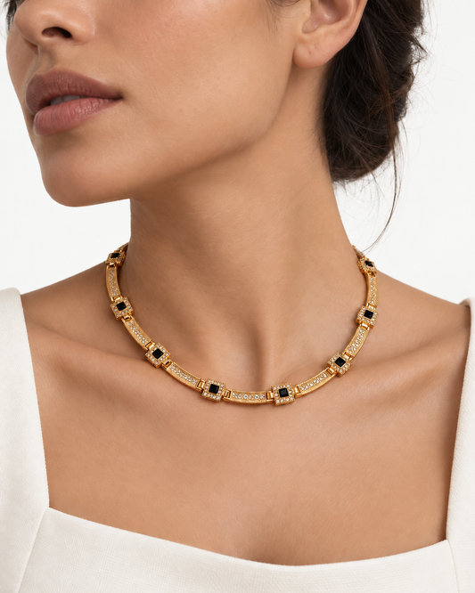Black Frame Necklace